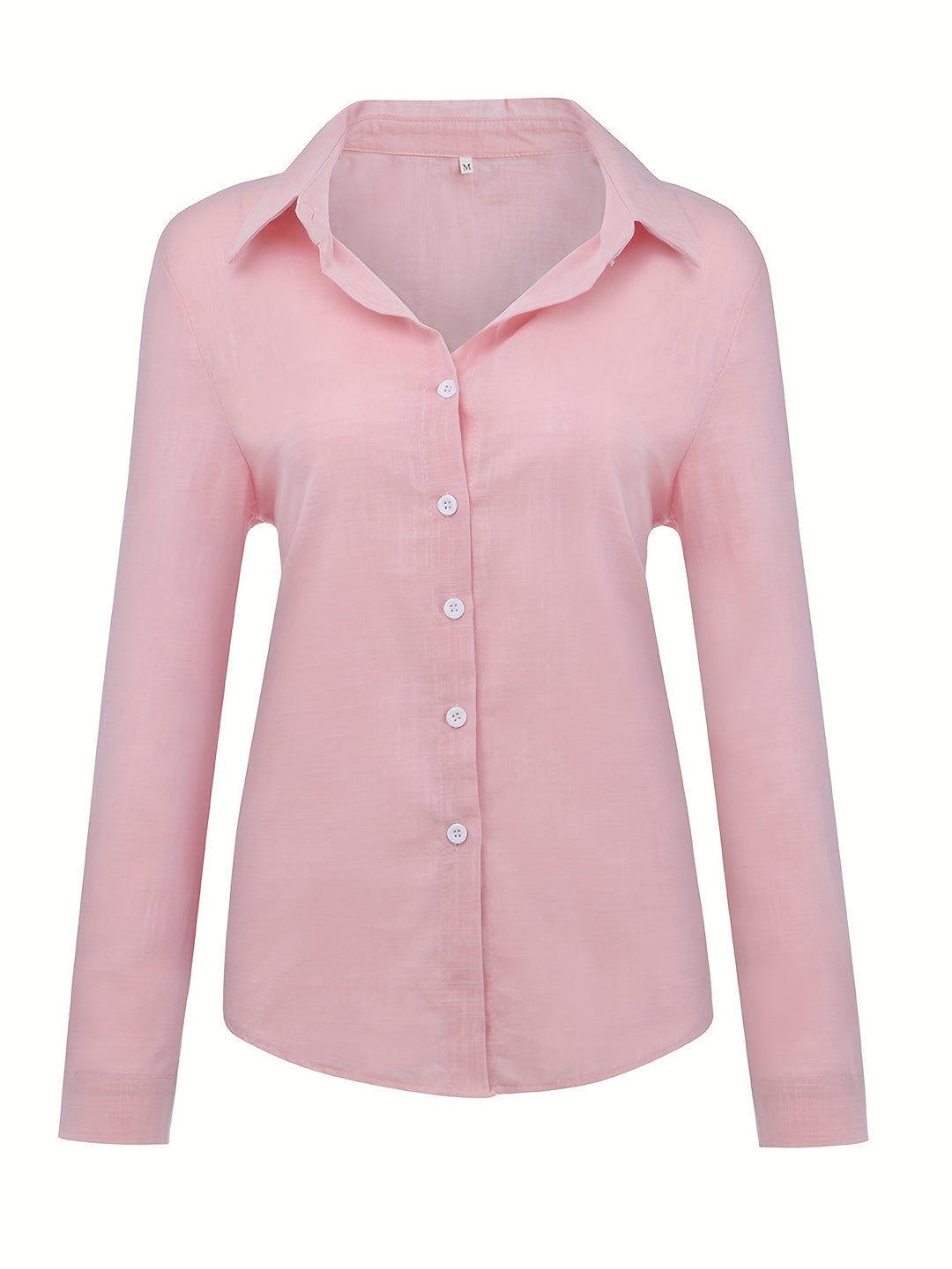 Elly | Long Sleeve Cotton & Linen Shirt