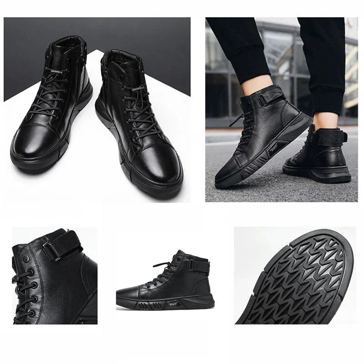 Arnold | Handmade Black Leather Boots