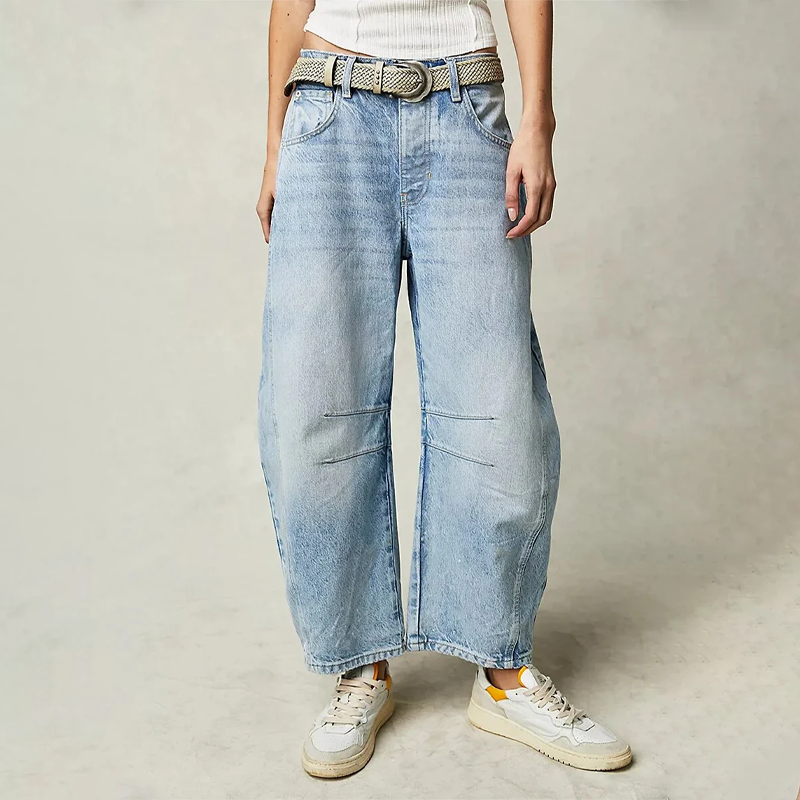 Alicia - Wide-leg comfort jeans