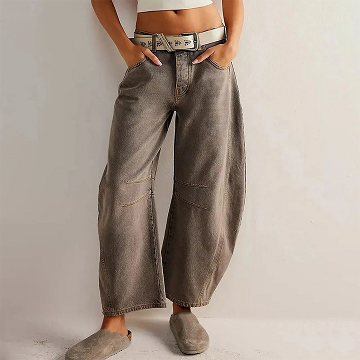 Alicia - Wide-leg comfort jeans