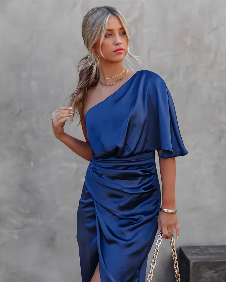 Allegra - Elegant Silk Party Dress