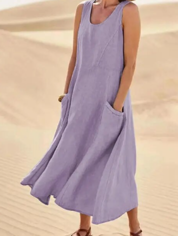 TESSA | Women's Pinafore Dress With Pockets