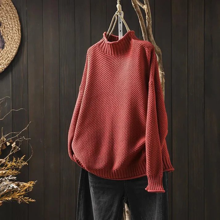 Sylvia | Elegant Knitted Turtleneck Pullover