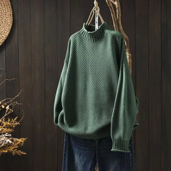 Sylvia | Elegant Knitted Turtleneck Pullover